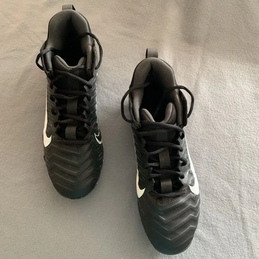 Nike Alpha Baseball Cleats Black Size US 9 W UK 8 EUR 42.5 Good Practice Cleats